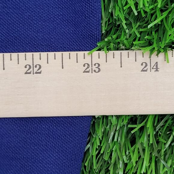 Vintage 90s Trevira MOD Wool Cardigan Large 23x27 Blue - Picture 15 of 16